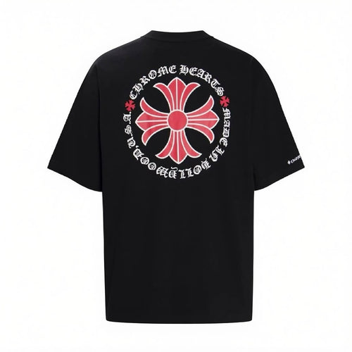 Chrome Hearts Made in Hollywood Plus Cross T-Shirt Red