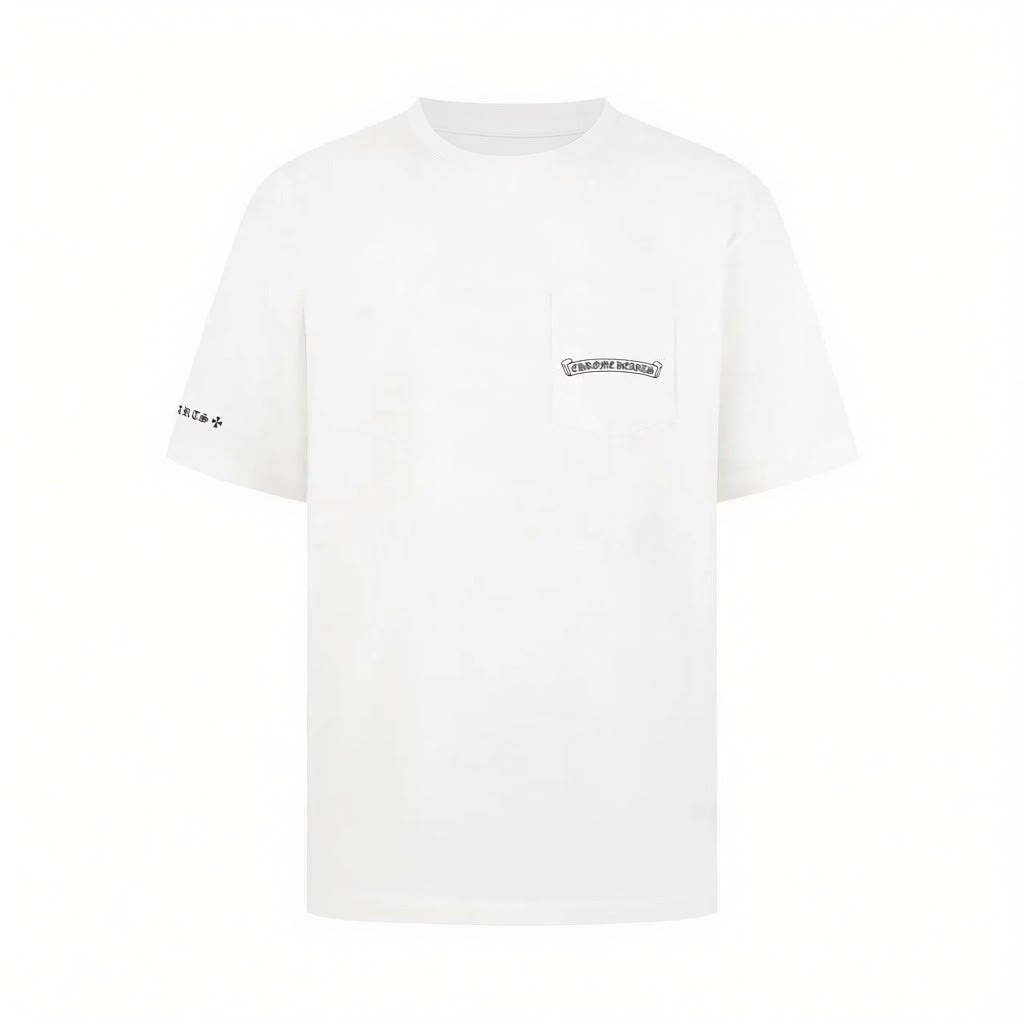 White Chrome Hearts Multi Color Cross T-Shirt