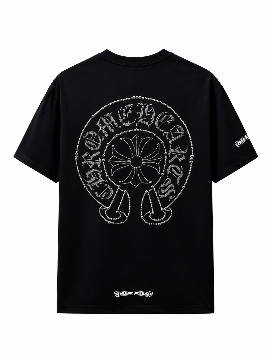 Chrome Hearts Rhinestone Horseshoe T-Shirt